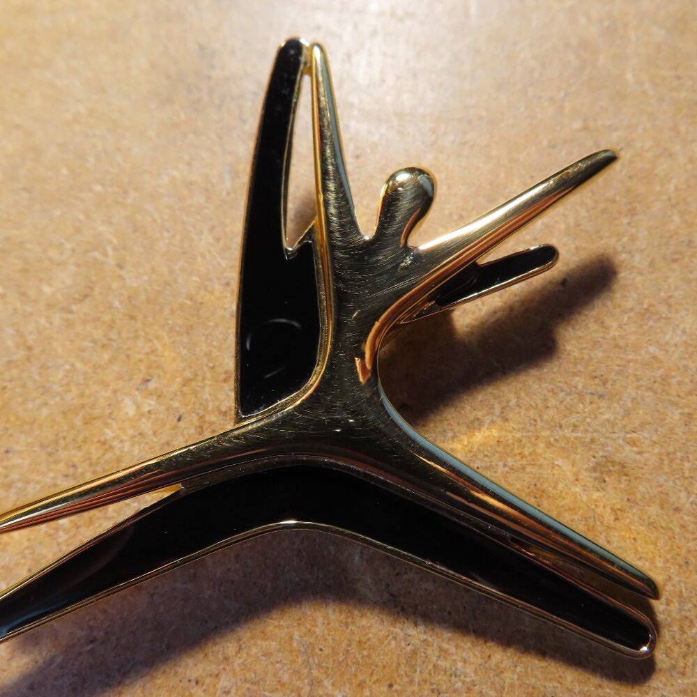 Trifari Enamel People Brooch/Pin